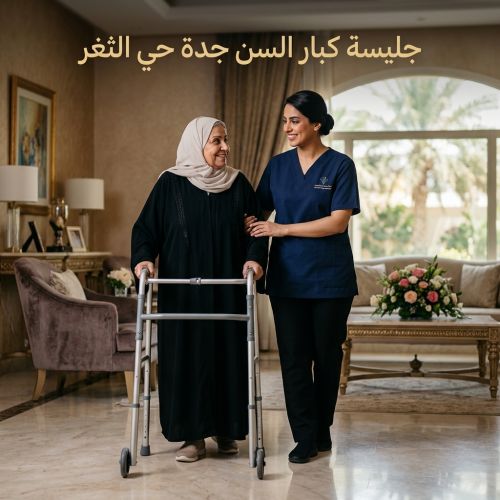 جليسة كبار السن جدة حي الثغر